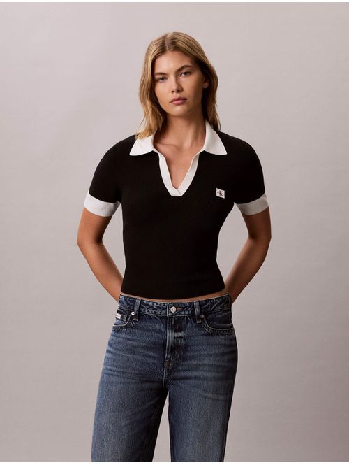 polo-calvin-klein-woven-label-mujer-negro-47g308g-ub1