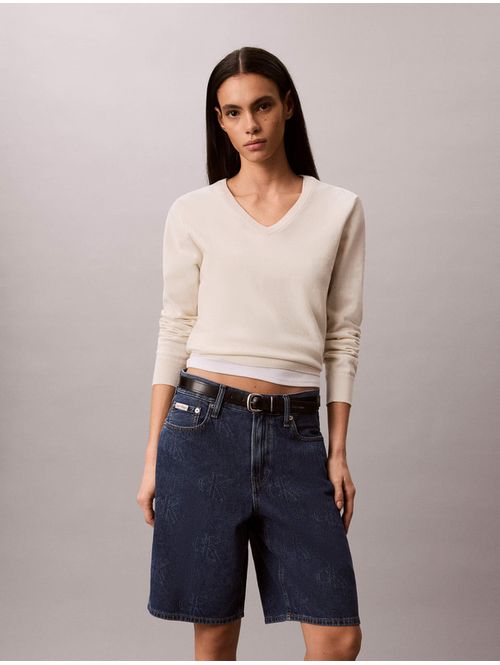 short-calvin-klein-bermuda-mujer-azul-47g717g-0bv