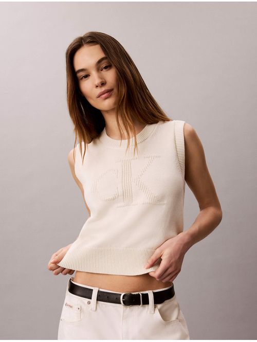 top-calvin-klein-logo-tank-mujer-blanco-47g321g-yas