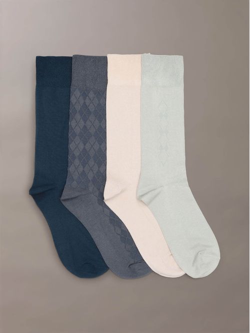 calcetines-calvin-klein-rayon-bamboo-blend-crew-paquete-de-4-hombre-multicolor-ckm241dr10-009