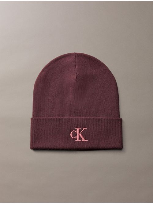 gorro-beanie-fine-rib-calvin-klein-mujer-vino-4f8098g-bap