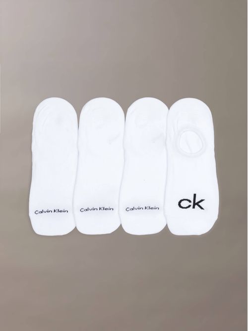 calcetines-calvin-klein-sneaker-liner-paquete-de-4-hombre-blanco-ckm201ln83-001